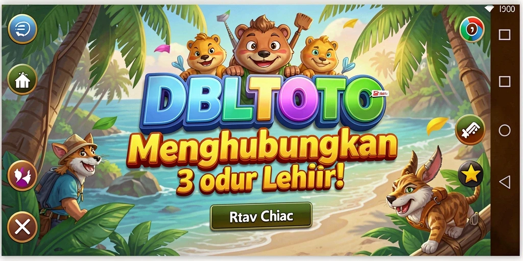 Tangkapan layar dari gameplay seru DBLTOTO yang menampilkan aksi Match-3.
