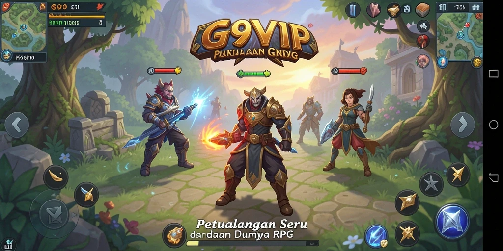 Tampilan gameplay G9VIP yang memukau dan mendalam.