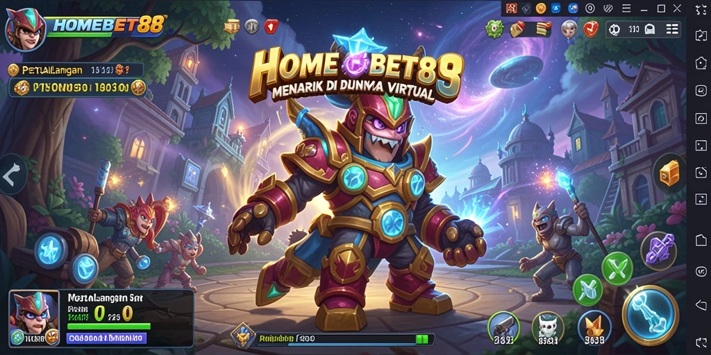 Gameplay HOMEBET88 yang menawan dengan grafik memukau.