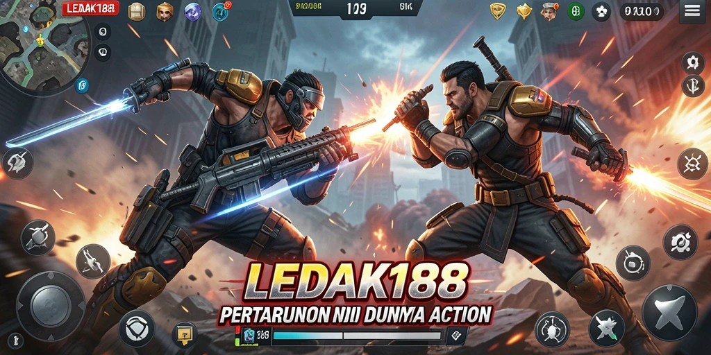 Gambaran gameplay menegangkan dalam LEDAK188.