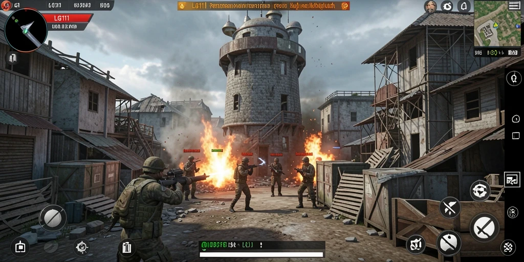 Menampilkan aksi seru gameplay Tower Defense di LG111.