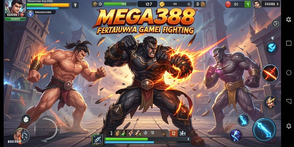 Tampilan seru dari gameplay Fighting di MEGA388.