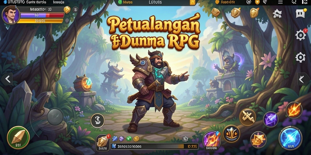 Tampilan gameplay menakjubkan dengan karakter dan dunia yang imersif.